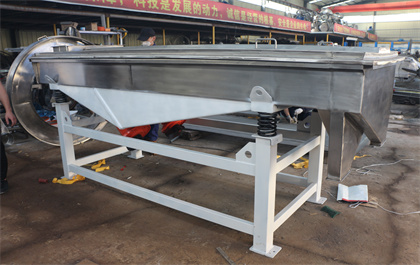 linear vibrating screen